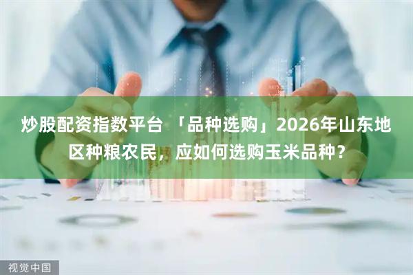 炒股配资指数平台 「品种选购」2026年山东地区种粮农民，应如何选购玉米品种？